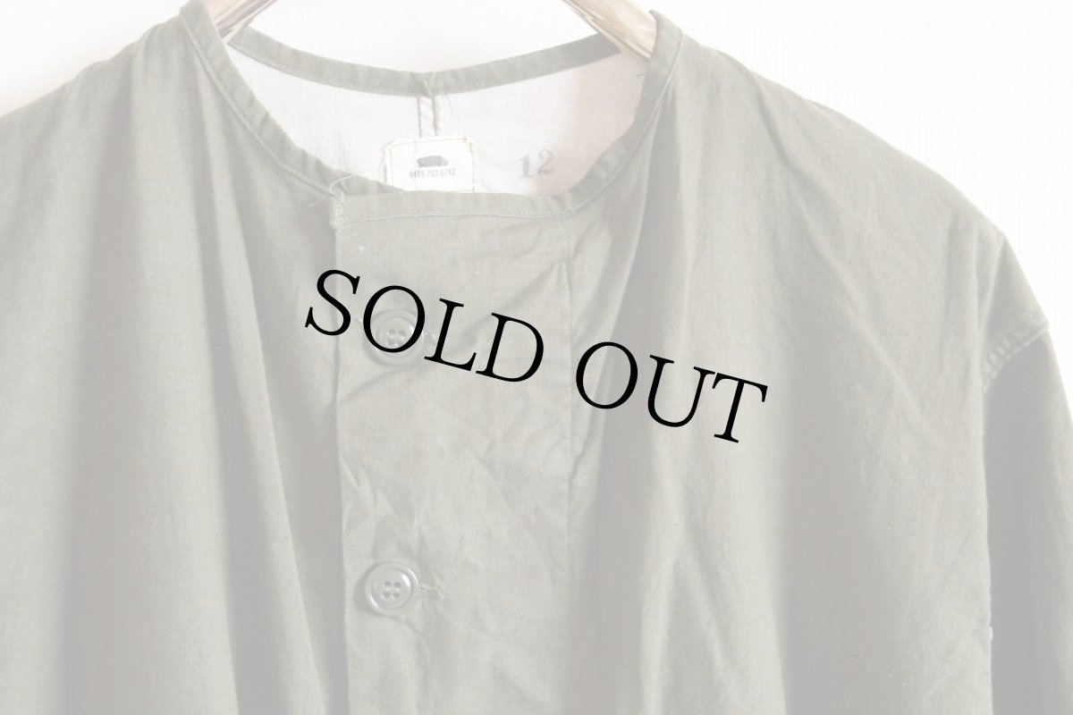 画像3: 60s 米軍 U.S.ARMY GAS PROTECTIVE ガスプロテクティブ ノーカラー オーバーコート S★モッズコート (3)