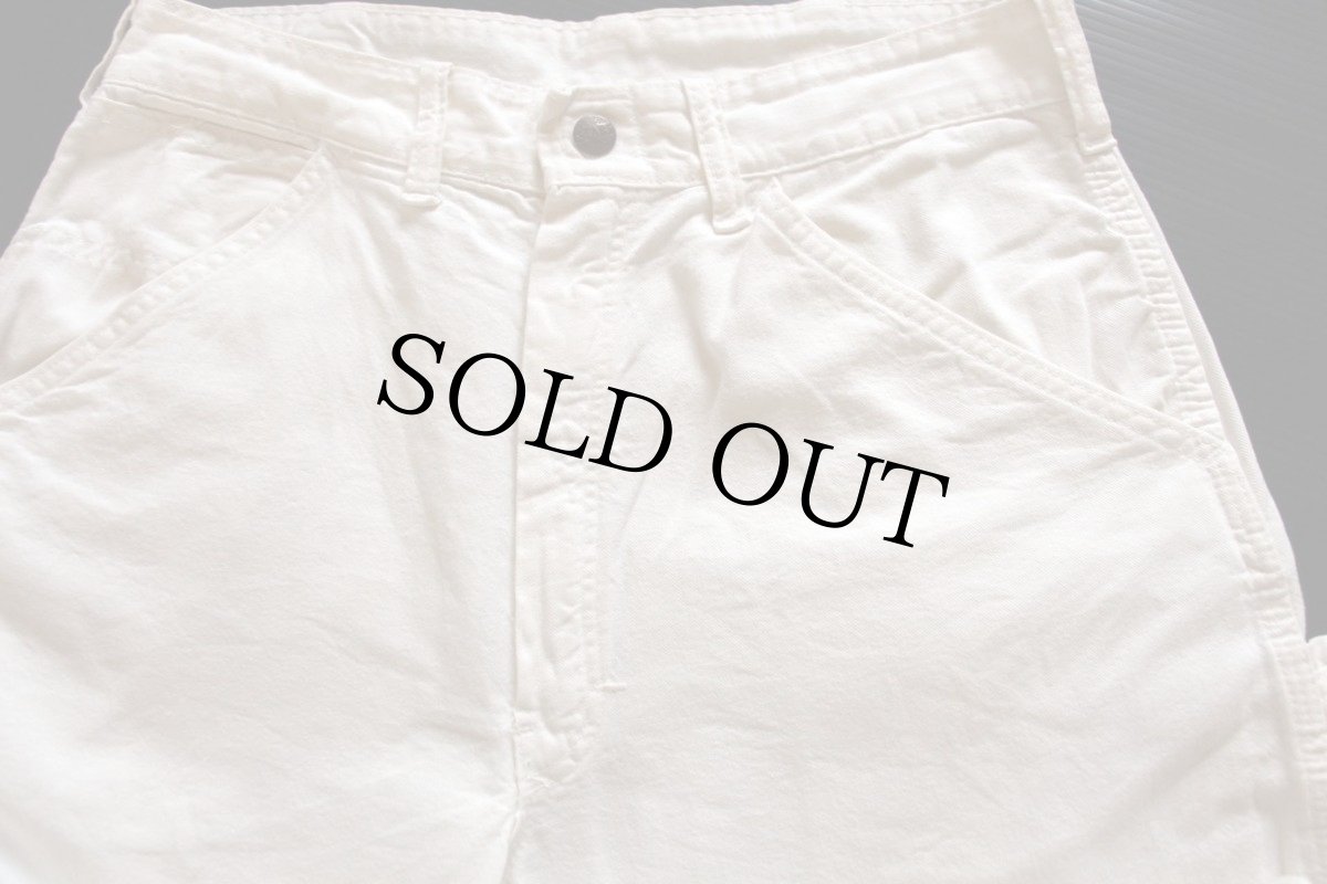 画像2: 70s SEARS コットン ペインターパンツ 生成り (2)