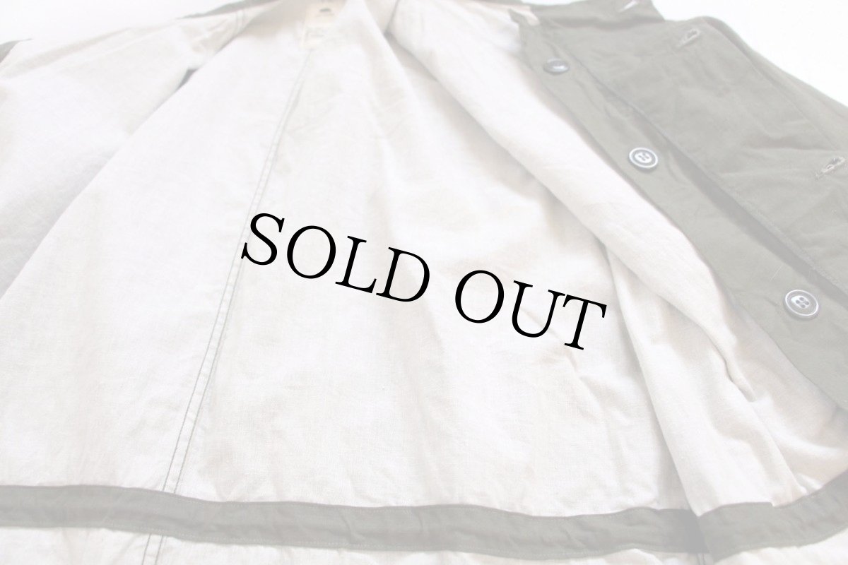 画像6: 60s 米軍 U.S.ARMY GAS PROTECTIVE ガスプロテクティブ ノーカラー オーバーコート S★モッズコート (6)