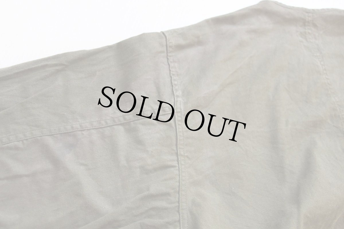 画像8: 60s 米軍 U.S.ARMY GAS PROTECTIVE ガスプロテクティブ ノーカラー オーバーコート S★モッズコート (8)