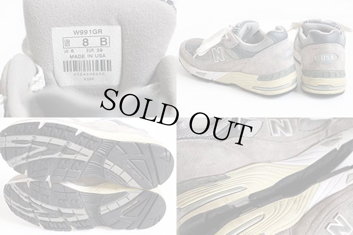 画像4: USA製 NEW BALANCEニューバランス W991GR スニーカー グレー 8 B (4)