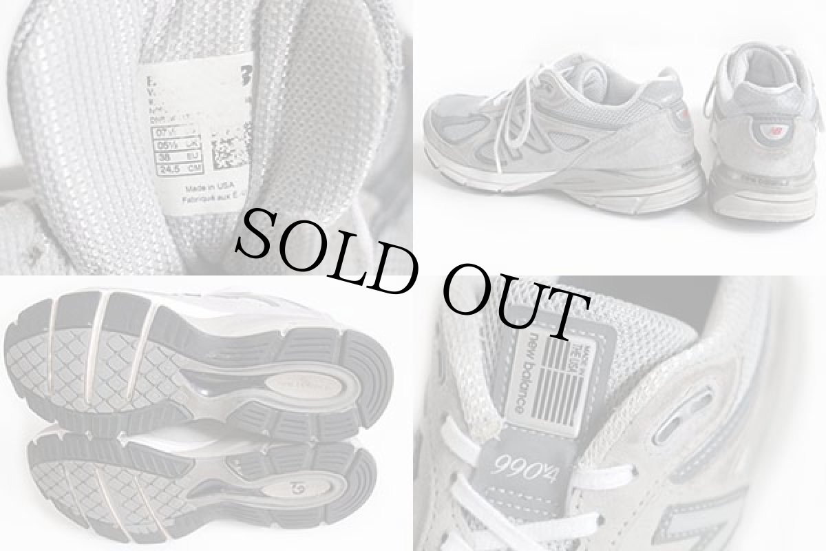 画像4: USA製 NEW BALANCEニューバランス W990GL4 スニーカー グレー 24.5cm (4)