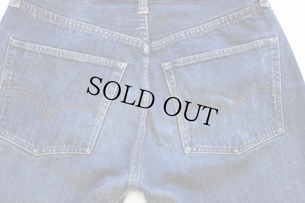 画像3: 70s USA製 Levi'sリーバイス 501 シングル 66前期 ペンキ飛び デニムパンツ W31 (3)