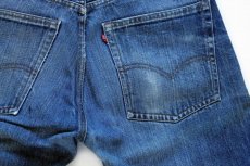 画像3: 70s USA製 Levi'sリーバイス 505 シングル 66前期 デニムパンツ w34 (3)