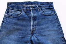 画像2: 70s USA製 Levi'sリーバイス 505 シングル 66前期 デニムパンツ w34 (2)