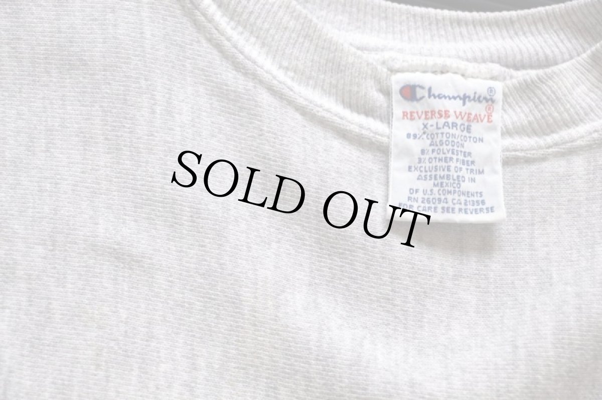 画像3: 90s メキシコ製 Championチャンピオン GREEN BAY PACKERS リバースウィーブ スウェット 杢グレー XL (3)