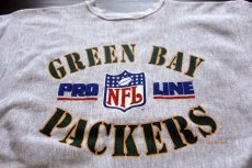 画像2: 90s メキシコ製 Championチャンピオン GREEN BAY PACKERS リバースウィーブ スウェット 杢グレー XL (2)