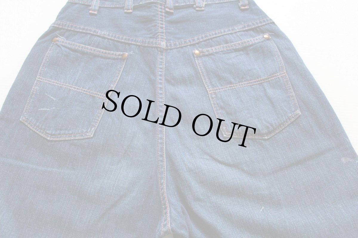 画像3: 50s BLUE BELL インディゴ デニム ランチパンツ ペンキ飛び 14 (3)