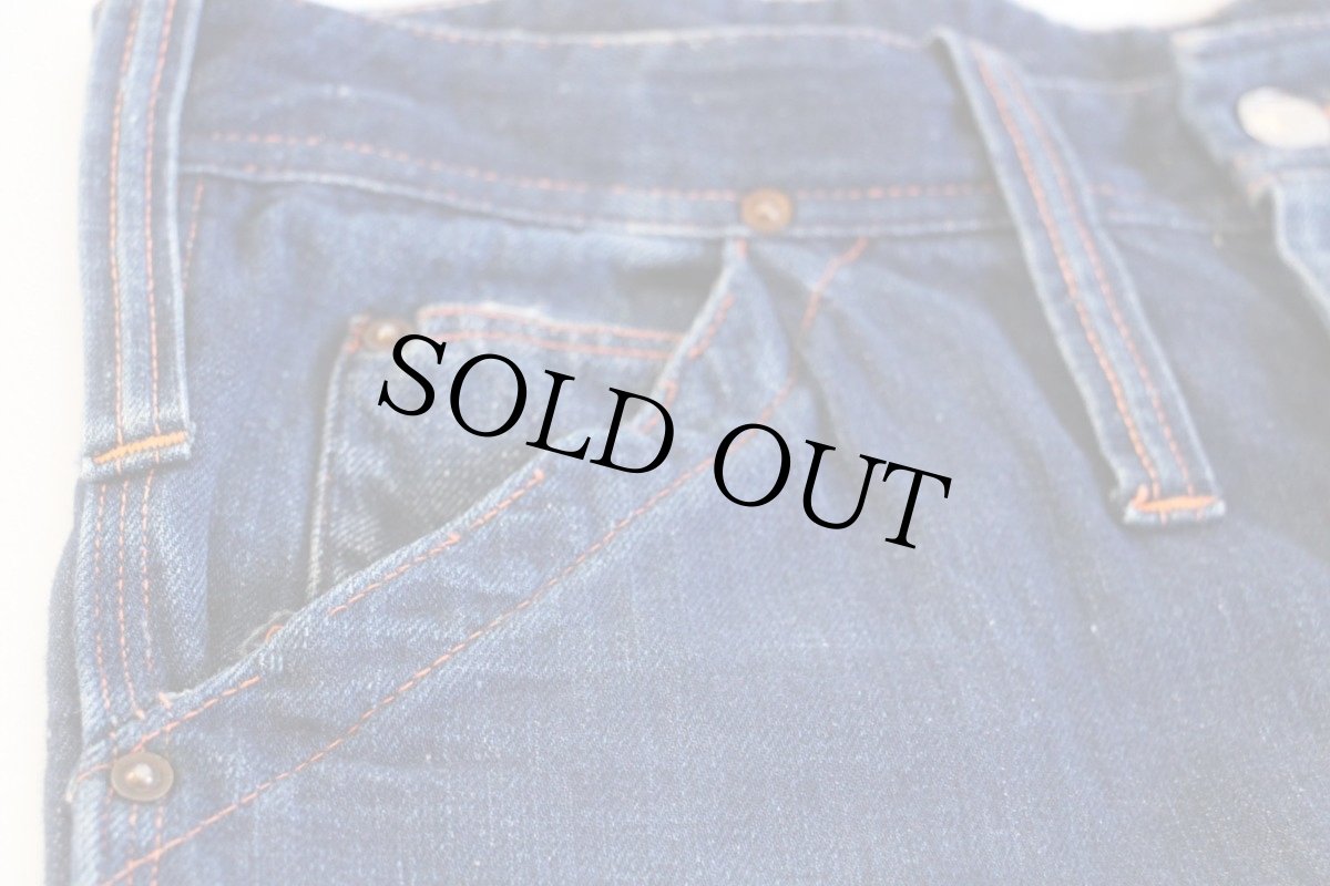 画像7: 40s PARTRIDGE シンチバック インディゴ デニム ペインターパンツ w32★バックルバック (7)