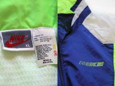 画像3: 90s NIKEナイキ マルチカラー 切り替え ナイロンベスト 蛍光 XL (3)