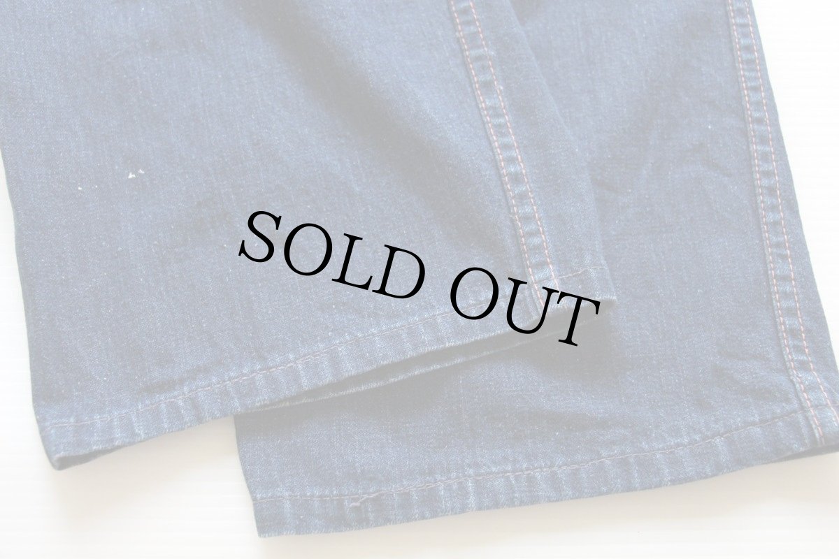 画像7: 50s BLUE BELL インディゴ デニム ランチパンツ ペンキ飛び 14 (7)