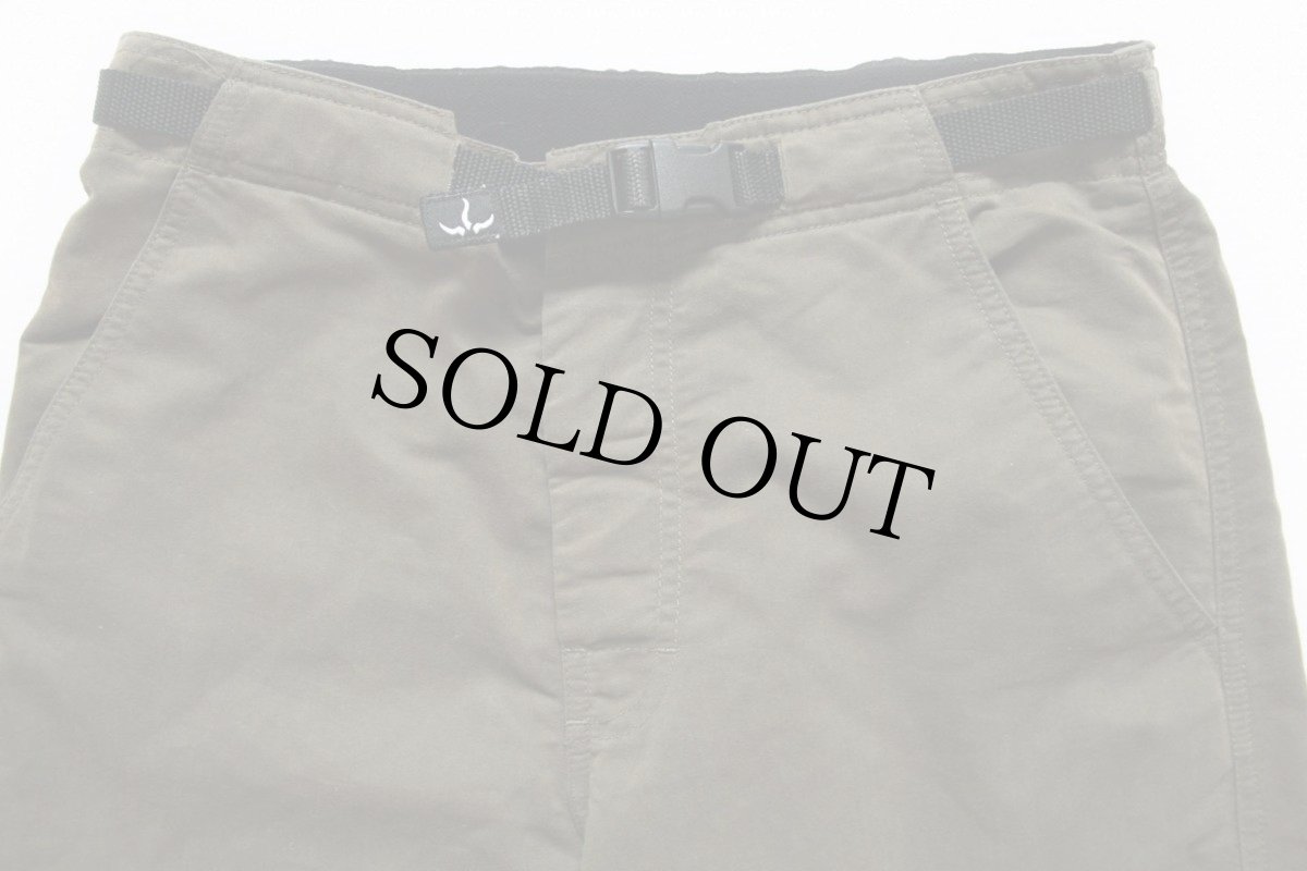 画像2: PRANAプラナ コットン×ナイロン カーゴ クライミングパンツ オリーブ S (2)