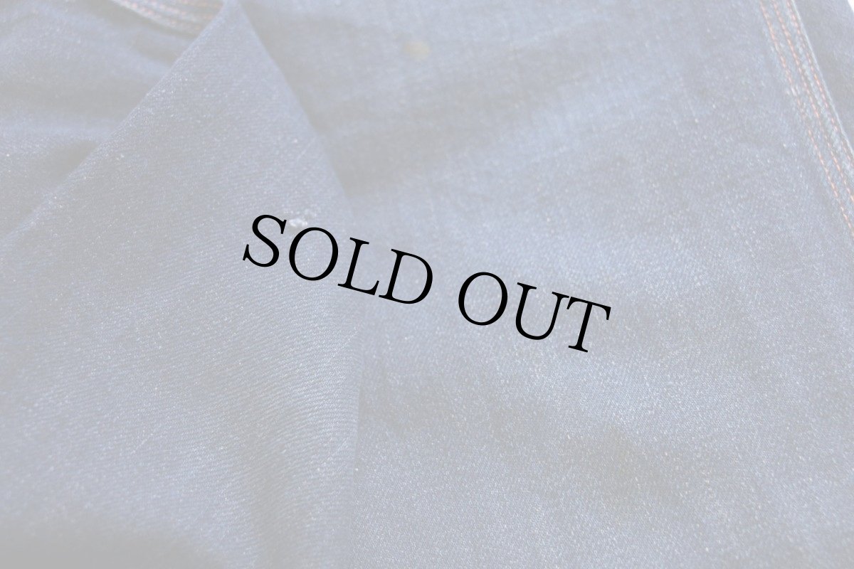 画像11: 40s PARTRIDGE シンチバック インディゴ デニム ペインターパンツ w32★バックルバック (11)