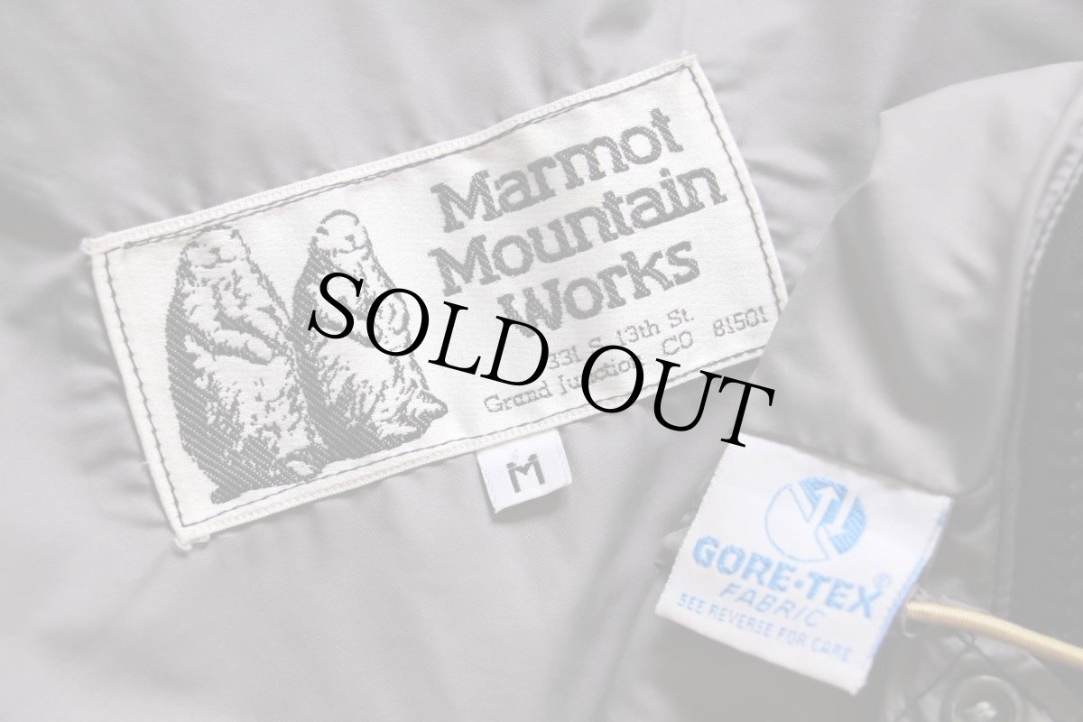 画像4: 80s Marmot Mountain Worksマーモット マウンテン ワークス GORE-TEXゴアテックス マウンテンパーカー 黒 M★ラッコタグ (4)