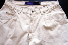 画像2: 90s USA製 Levi'sリーバイス silverTabシルバータブ BAGGY カラーデニムパンツ 生成り w36 (2)