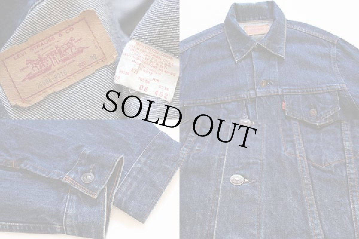 画像3: 80s カナダ製 Levi'sリーバイス 70506 デニムジャケット 4ポケット 42 (3)