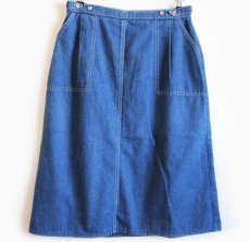 画像1: 80s Levi'sリーバイス デニム 巻きスカート 16 (1)