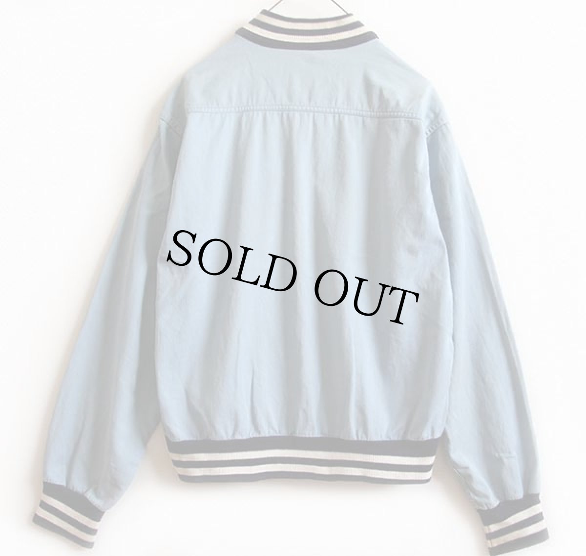 画像2: 60s Sears HERCULESヘラクレス コットンジャケット 水色 M (2)