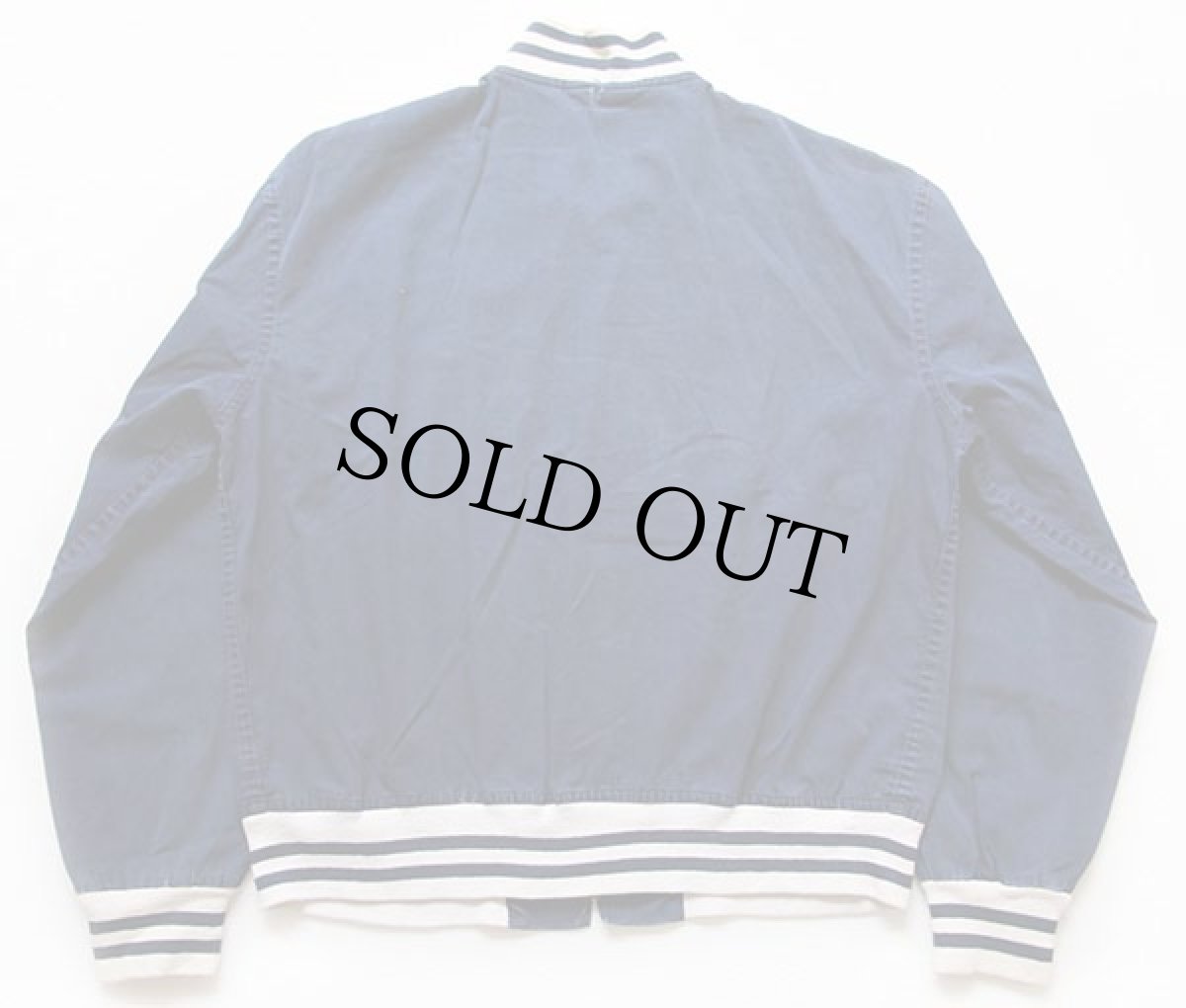 画像2: 50s Dan River FLYING RANCH コットンジャケット 紺 M (2)