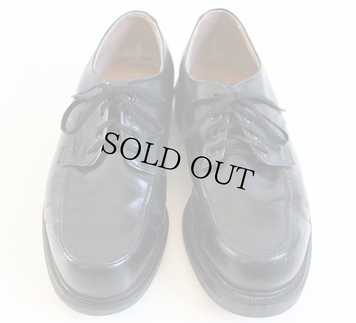 画像3: 80s USA製 REDWINGレッドウイング 106 Uチップ/モックトゥ ポストマン レザーシューズ 黒 8.5E (3)