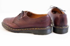 画像2: 英国製 DR.MARTENSドクターマーチン 3ホール レザーシューズ 茶 UK10 (2)