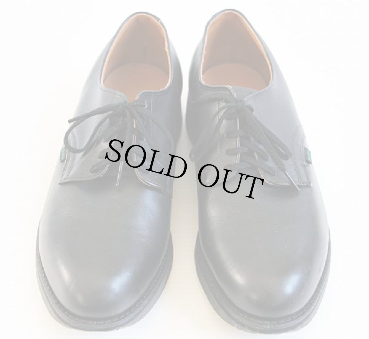 画像3: 80s USA製 WORK AMERICA ポストマン レザーシューズ 黒 9 EEE★革靴 (3)