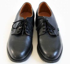 画像3: 80s USA製 WORK AMERICA ポストマン レザーシューズ 黒 9 EEE★革靴 (3)