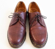 画像3: 英国製 DR.MARTENSドクターマーチン 3ホール レザーシューズ 茶 UK10 (3)