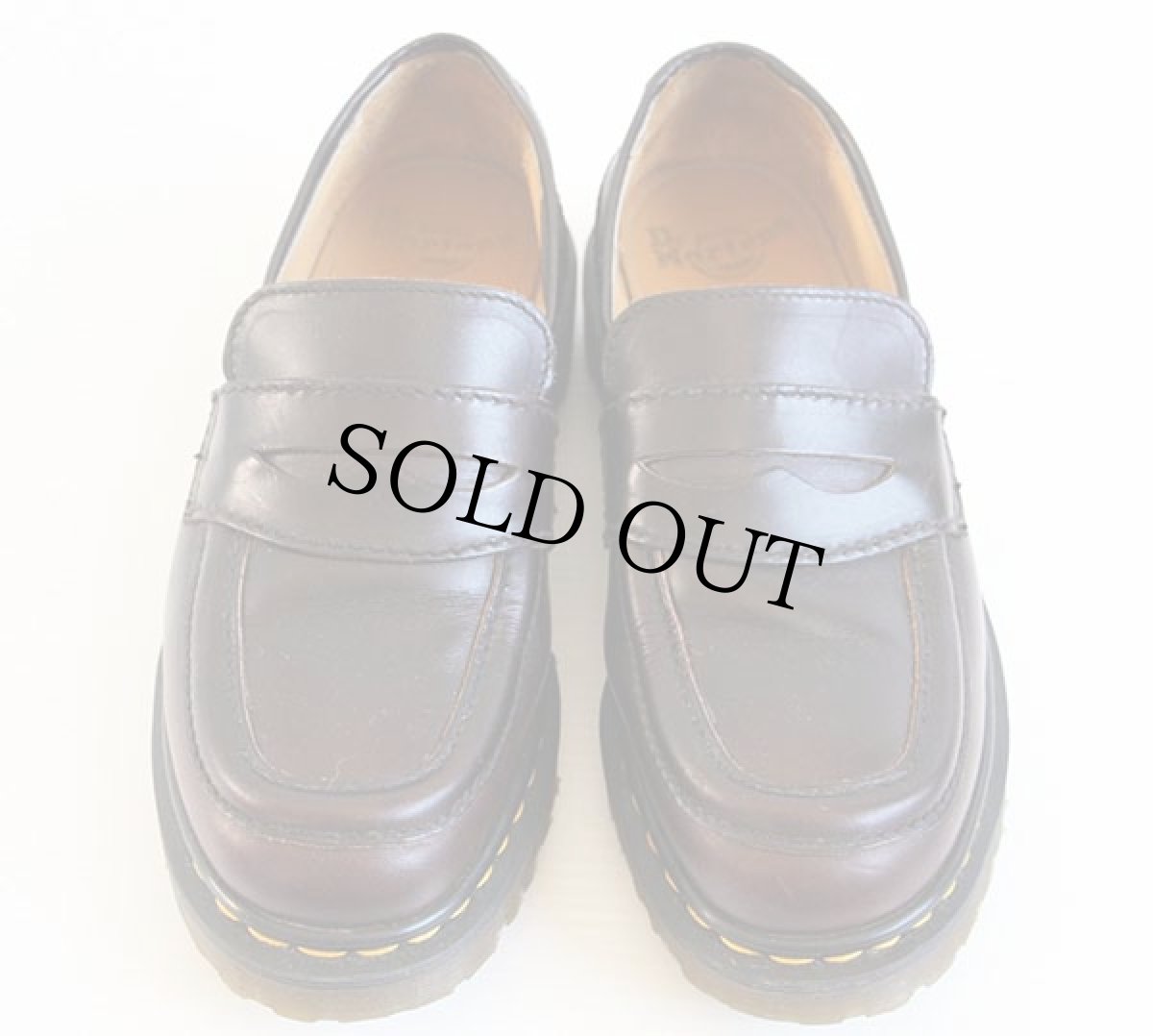 画像3: 英国製 DR.MARTENSドクターマーチン ローファー レザーシューズ 茶 UK7 (3)