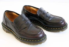 画像1: 英国製 DR.MARTENSドクターマーチン ローファー レザーシューズ 茶 UK7 (1)