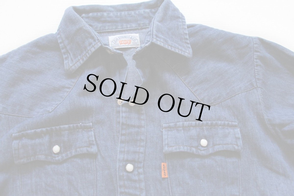 画像3: 80s Levi'sリーバイス ダンガリー ウエスタンシャツ (3)