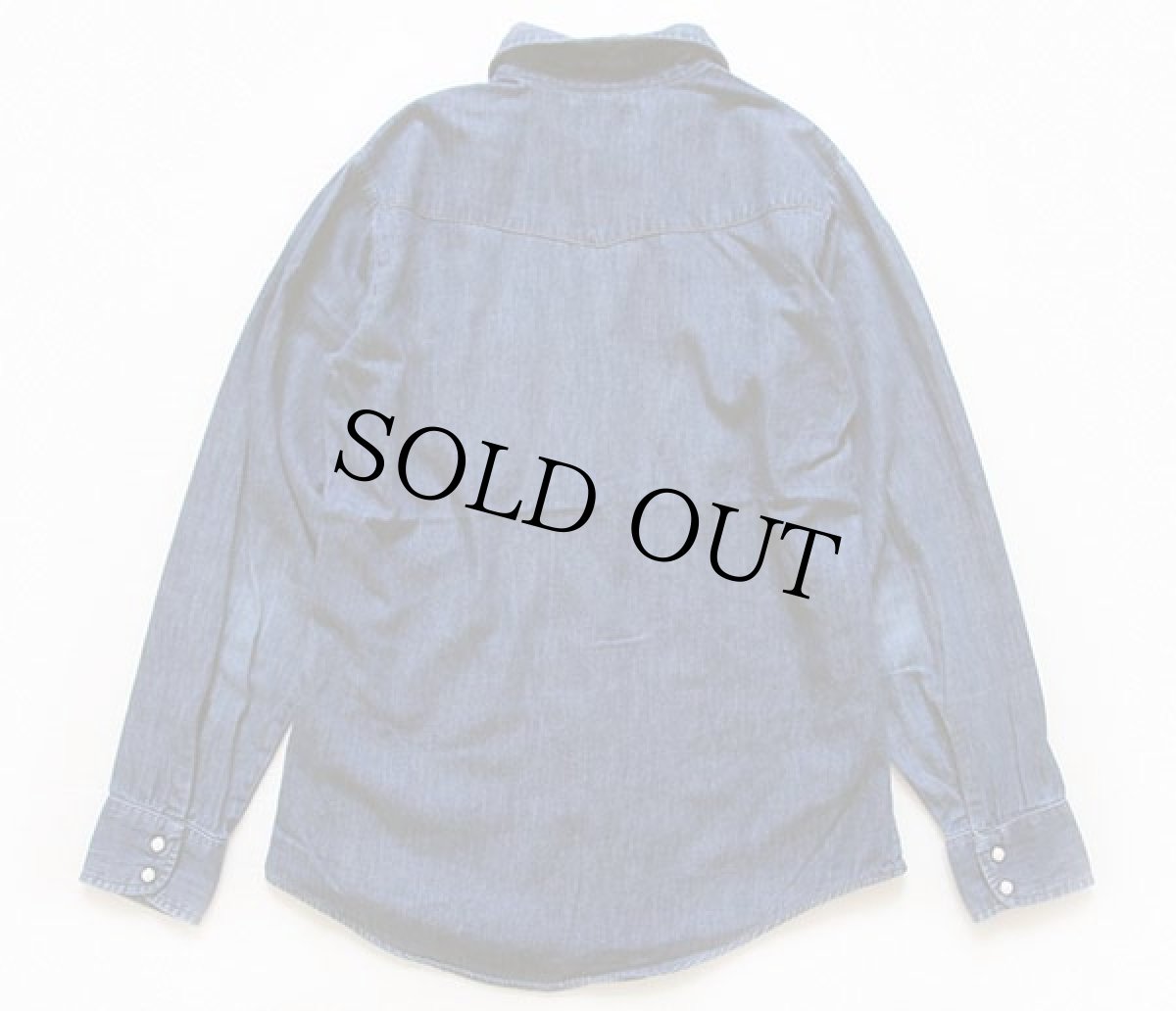 画像2: 80s Levi'sリーバイス ダンガリー ウエスタンシャツ (2)