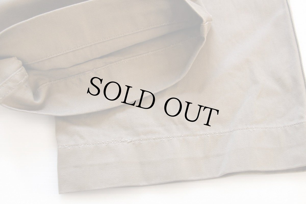 画像6: 40s 米軍 U.S.ARMY M-45 ダブルステッチ コットン チノパン カーキ w30 L31 (6)