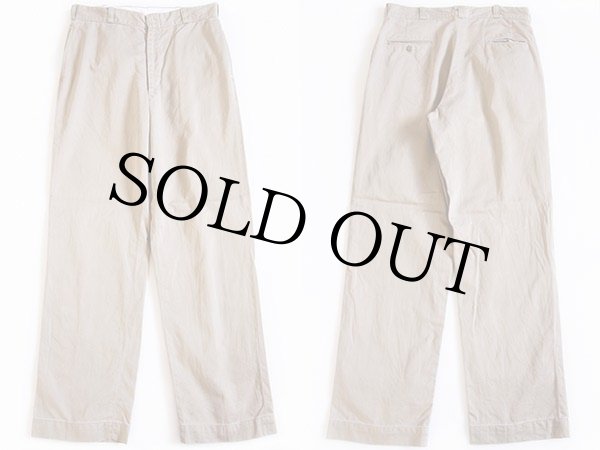 60s 米軍 U.S.ARMY コットン チノパン w34 L33 - Sixpacjoe Web Shop