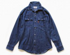 画像1: 80s Levi'sリーバイス ダンガリー ウエスタンシャツ (1)