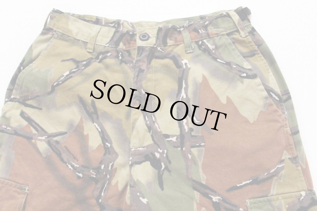 画像2: 90s PREDATOR CAMOUFLAGE プレデターカモ カーゴパンツ M (2)