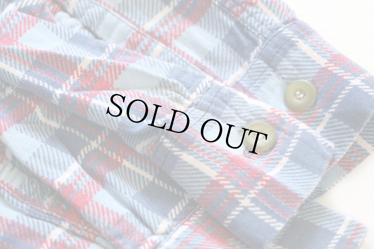 画像6: 50s PENNEY'S TOWNCRAFT チェック プリントネルシャツ S (6)