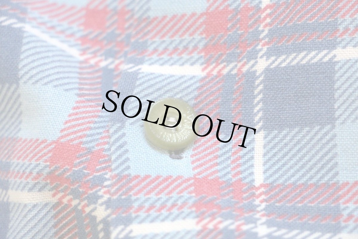 画像5: 50s PENNEY'S TOWNCRAFT チェック プリントネルシャツ S (5)