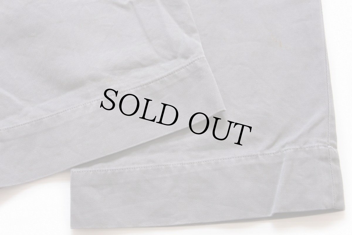 画像6: 50s UNKNOWN コットンツイル ワークパンツ グレー w32 (6)