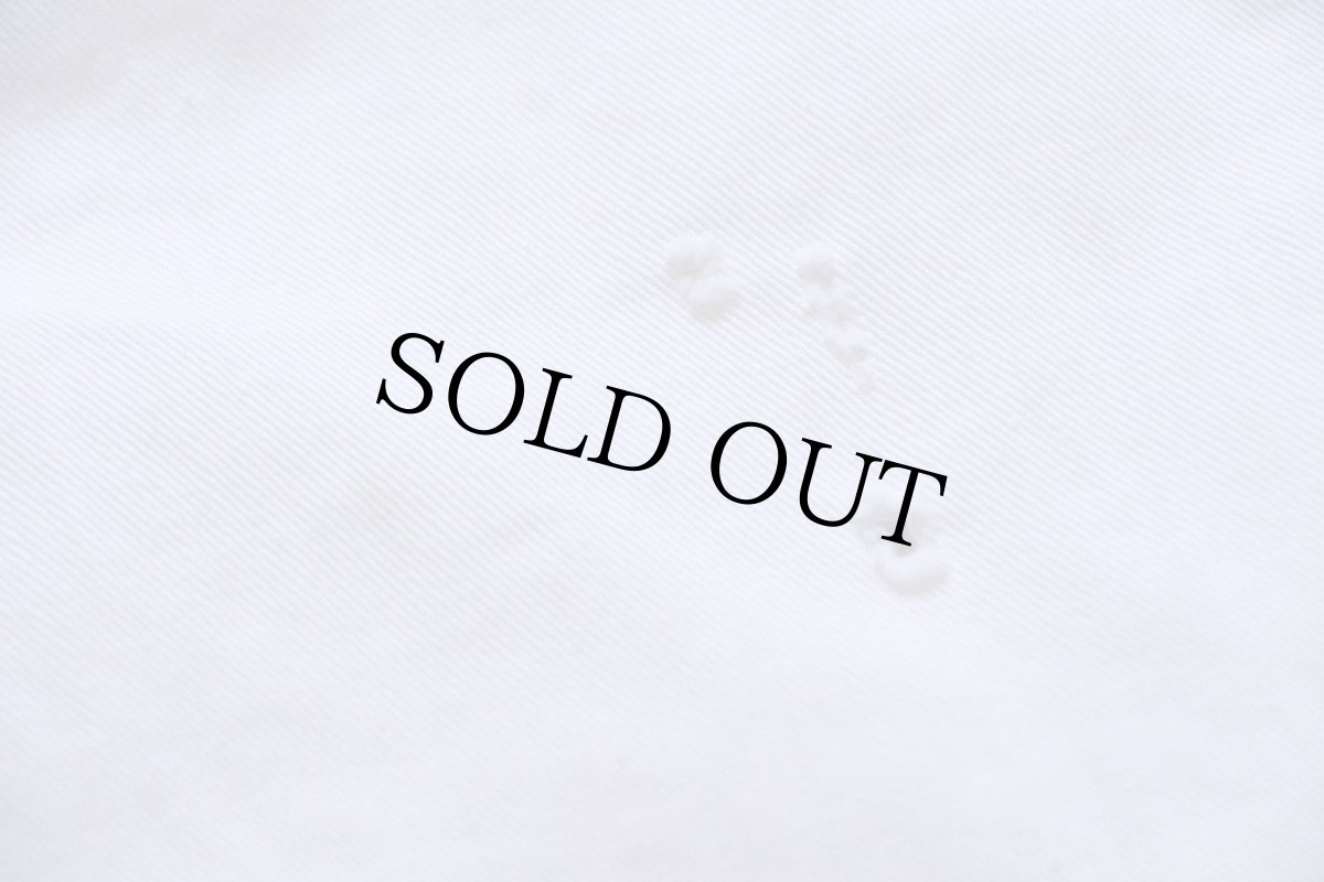 画像6: 50s Stevens TWIST TWILL コットンツイル ワークパンツ ホワイト w31 (6)