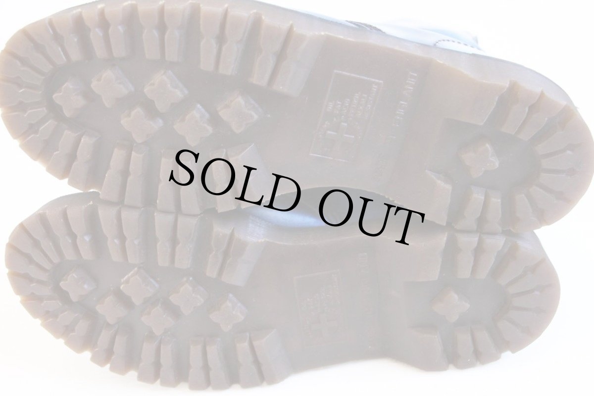 画像4: 英国製 DR.MARTENSドクターマーチン キャップトゥ 10ホールブーツ 厚底 マーブル青 UK8 (4)