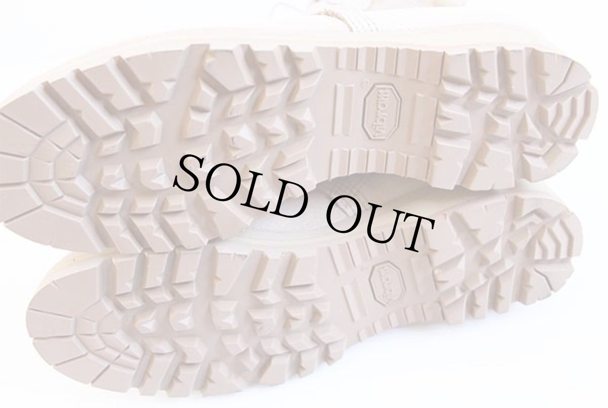 画像4: デッドストック★米軍 スエードレザー×ナイロン デザート コンバットブーツ サンドベージュ 10R (4)