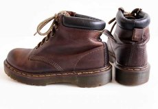 画像2: 英国製 DR.MARTENSドクターマーチン 6ホールブーツ 厚底 焦げ茶 UK7 (2)