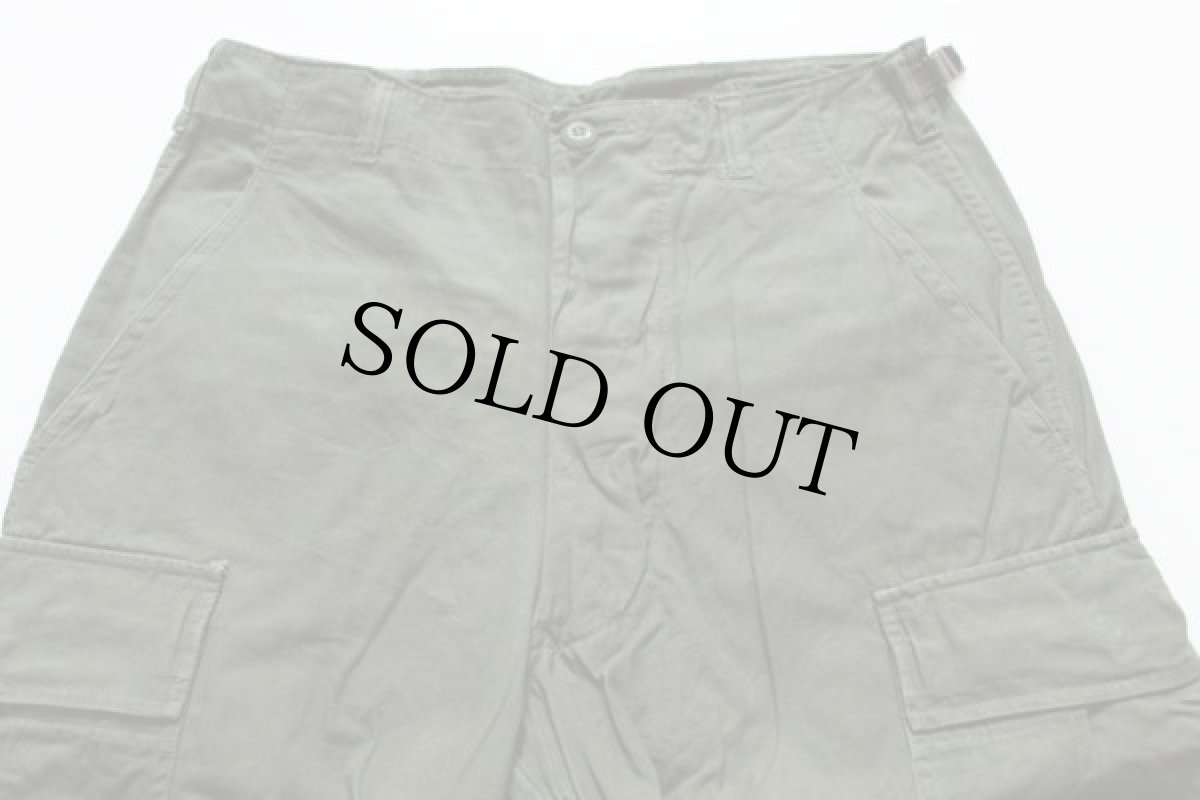 画像2: 60s 米軍 U.S.ARMY ジャングルファティーグパンツ 3rd ノンリップ R-S (2)