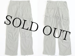 米軍実物 ジャングルファティーグパンツ ノンリップ OG107 M-R L-S】U.S.Army 60's Jungle Fatigue Pants 4th OG-107 