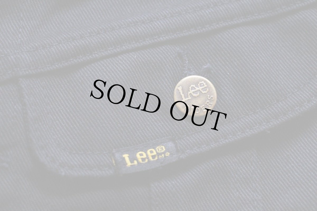 画像5: 80s USA製 Leeリー 564 コットンツイルジャケット 黒 20 (5)