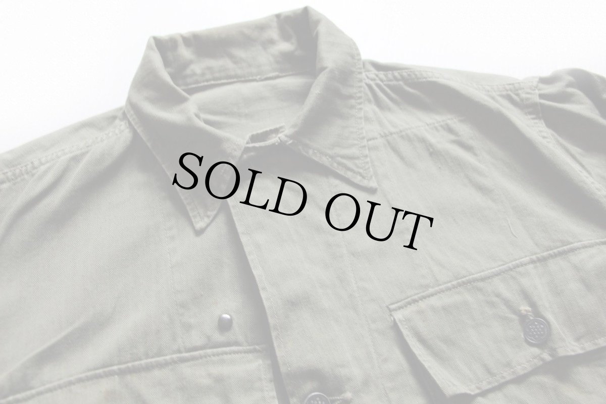 画像3: 40s 米軍 U.S.ARMY M-43 HBT ヘリンボーンツイル ジャケット (3)