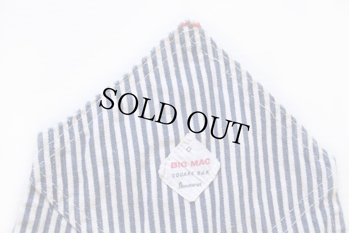 画像5: 60s Penneys BIGMACビッグマック リメイク ヒッコリー ストライプ ペインターパンツ (5)