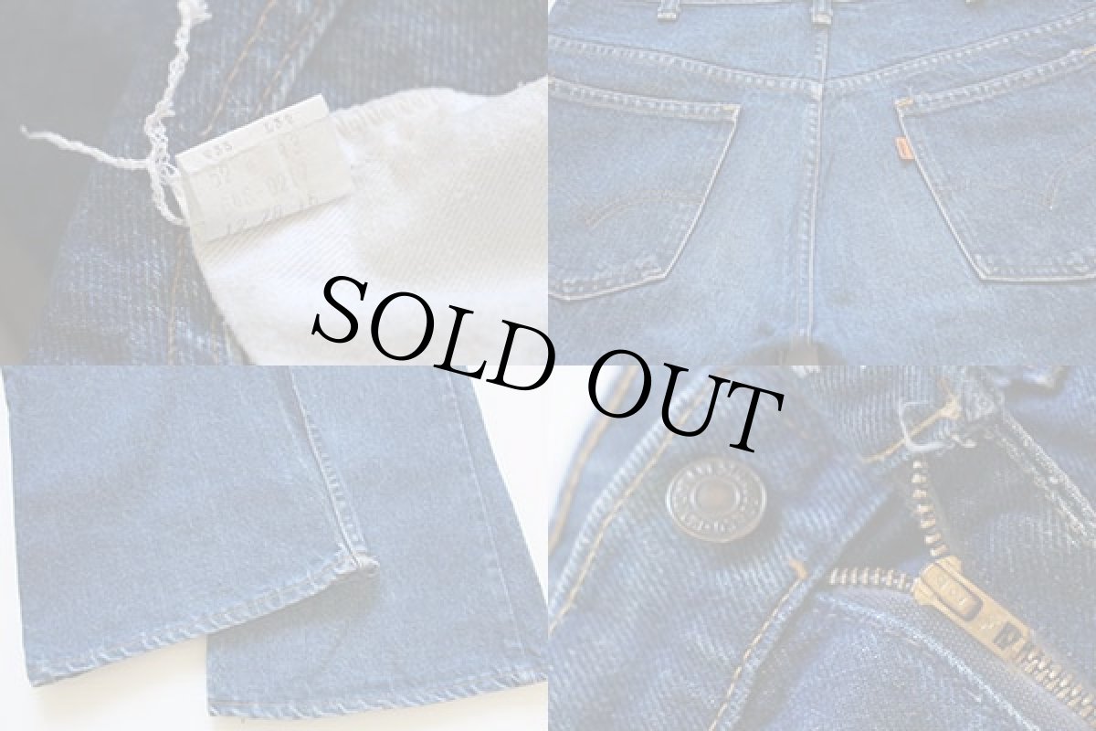 画像3: 70s USA製 Levi'sリーバイス 646 デニムパンツ w33 L32★ベルボトム (3)