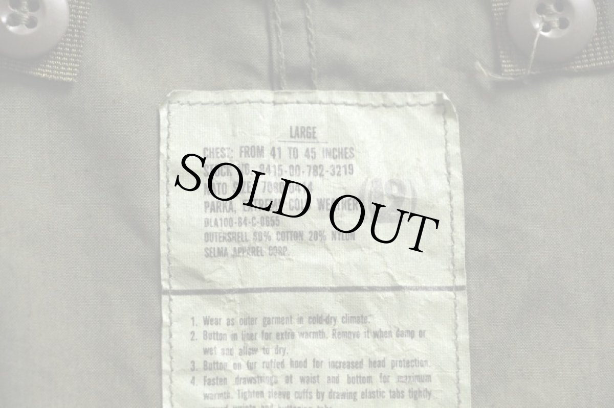 画像4: 80s 米軍 U.S.ARMY M-65 パーカー L★モッズコート (4)